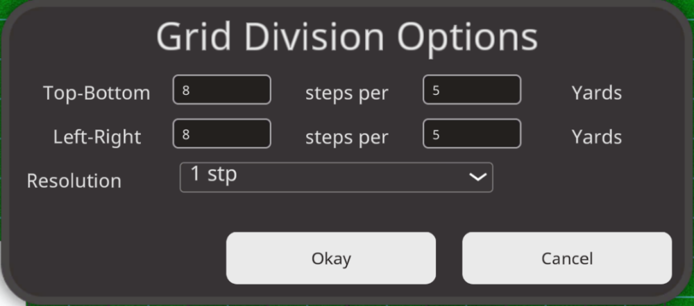 Grid Division Options