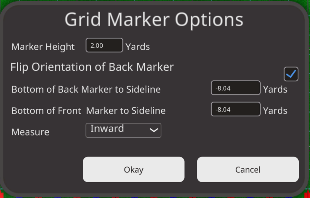 Grid Designer Maker Line Marker Options