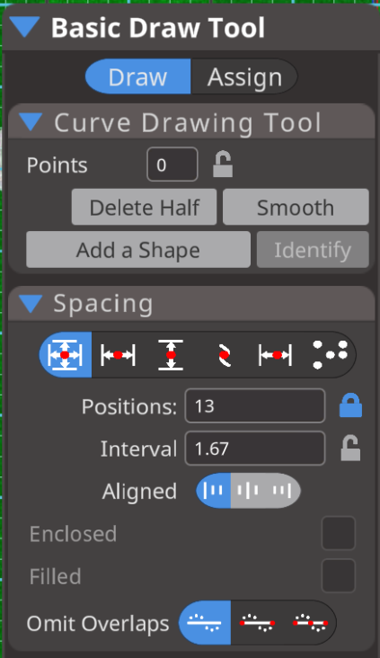 Curve Tool Inspector