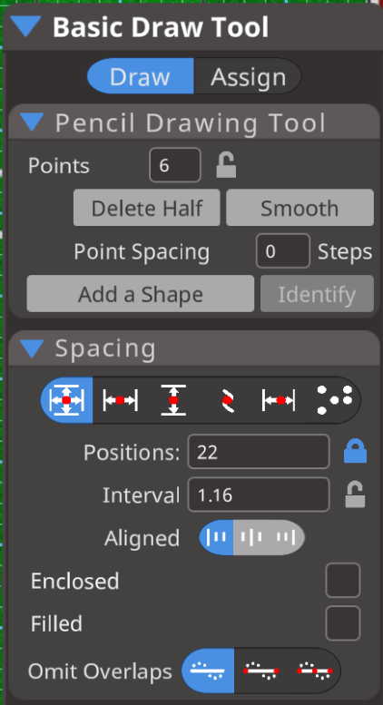 Pencil Tool Inspector