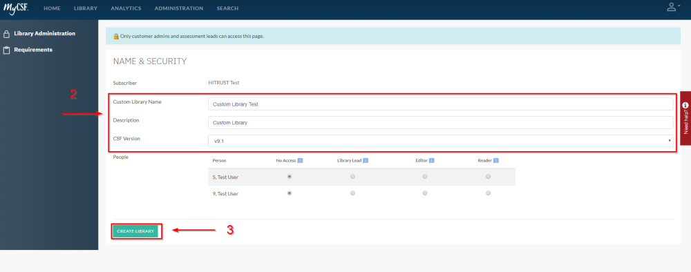 Create Library