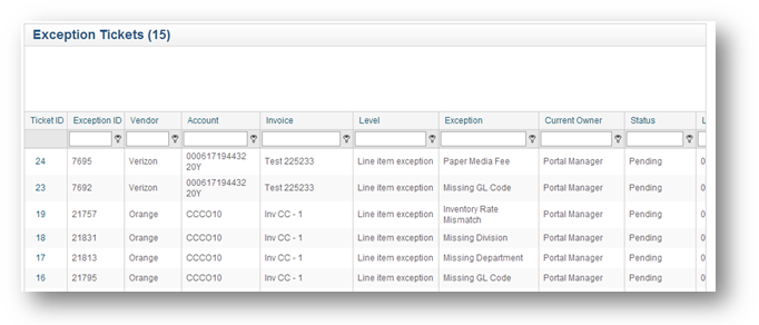 INVOICE EXCEPTION - WM Ver 2.2 User Guide - 1