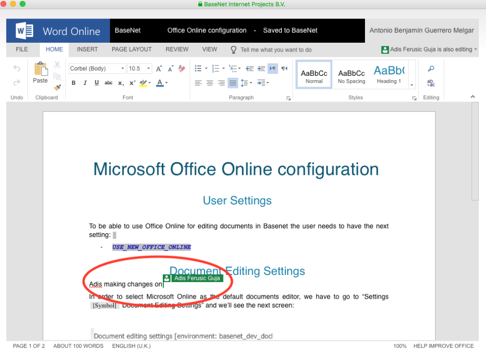 Configuring Microsoft Office Online (requires update) - Manual - 1