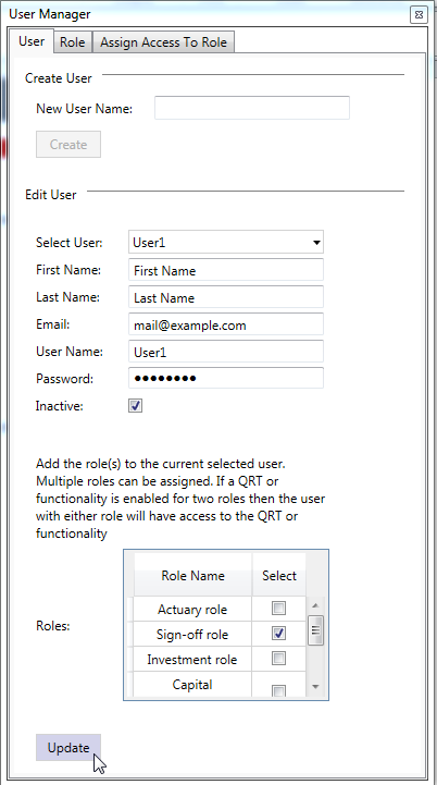 Create/Edit User - User Guide - Current Version