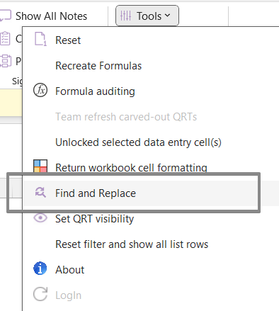 Find and Replace - User Guide - Current Version