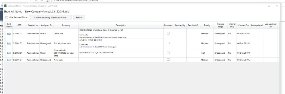 Show All Notes - User Guide - Current Version