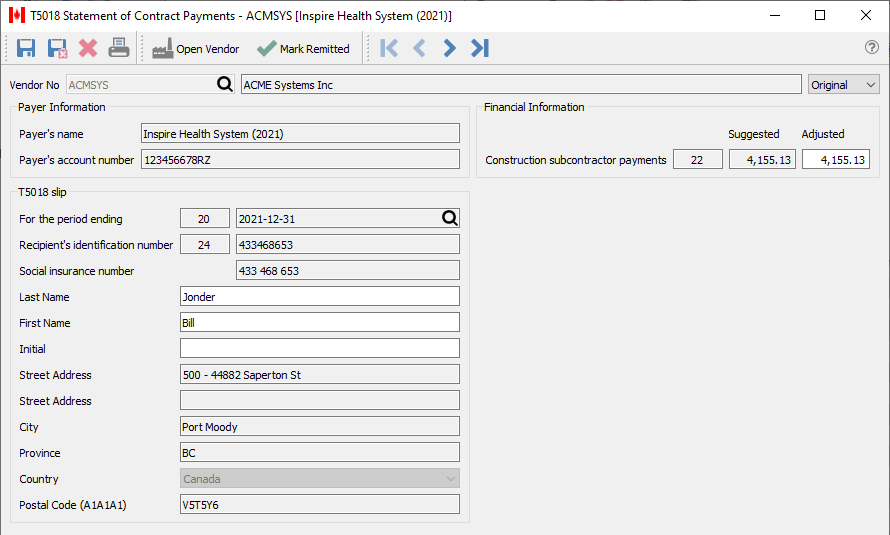 T5018 Creating Statements - Spire User Manual - 3.11