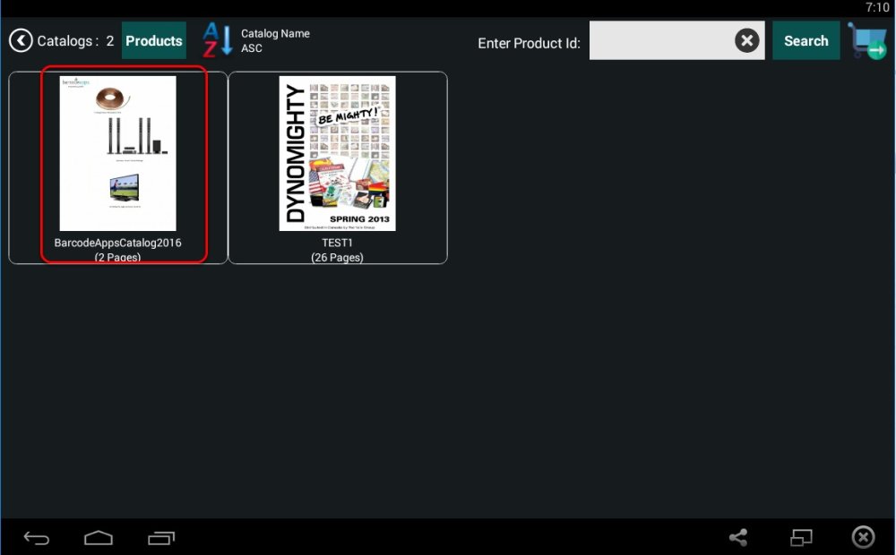 Iii. Adding An Item From Catalogs - BarcodeApps Manual - 1