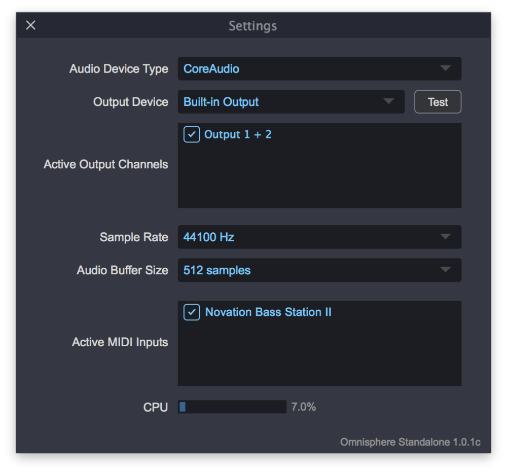 Setting up the Bass Station II Omnisphere HW 2.8