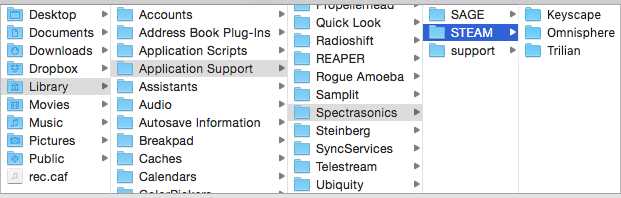 where do i find vst library folder on mac