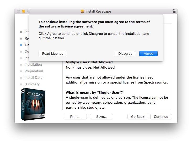 installing keyscape for mac
