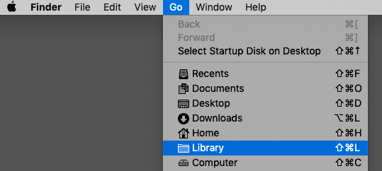 how to find the library folder on mac osx