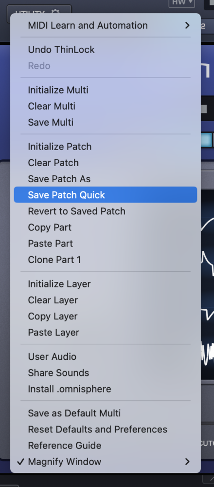 Saving and Managing Sounds - Omnisphere 2 - 2.8