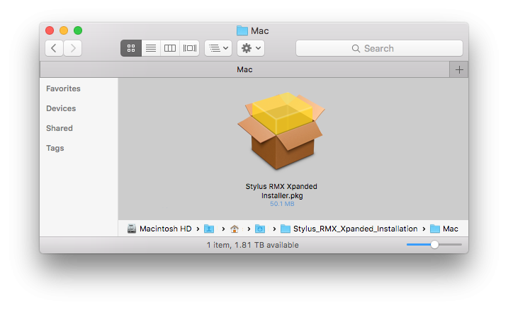 stylus rmx for mac