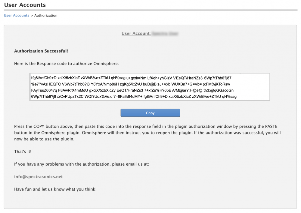 Omnisphere Authorization Code Generator