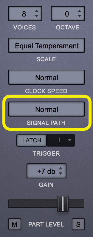 picture of live audio signal path