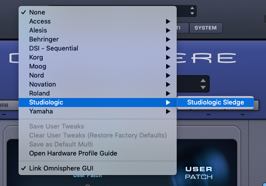 Omnisphere 2. 5 beta setting up hardware controls