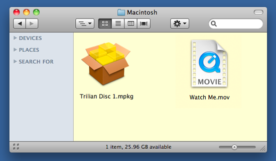 how to install trilian vst mac