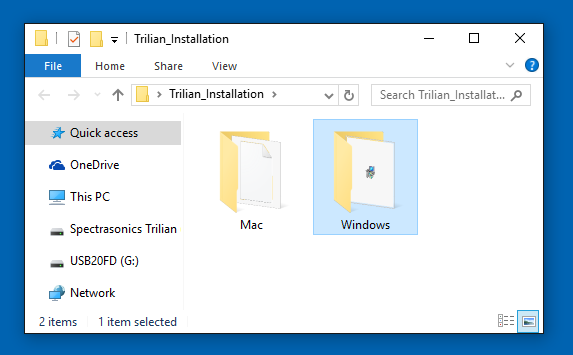 USB Drive (Win) - Trilian - 1.4