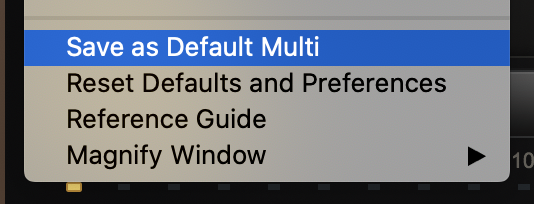 Default Multi Usage Save as Default Multi - Trilian - 1.6
