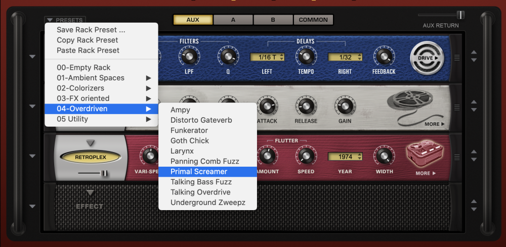 Rack Presets - Trilian - 1.6