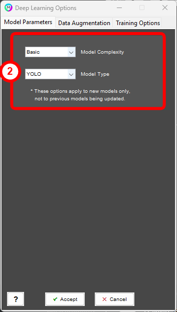 Model Parameters (YOLO)