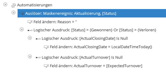 Gruppe Automatisierungen - Gedys CXM: Technisches Handbuch - 10.0