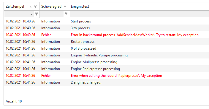 Mass Worker Exception
