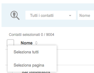 selezione-contatti