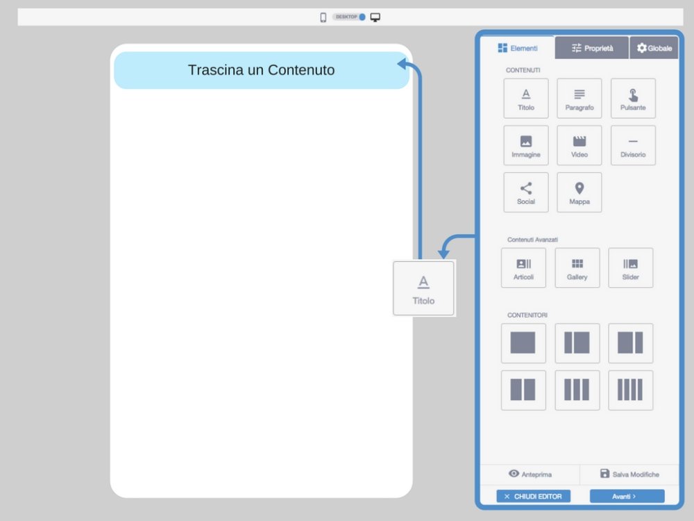 trascinare-contenuto-su-landing-page