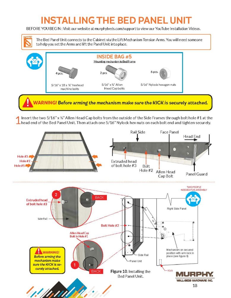 Wall Bed Installation Installation Manual 1