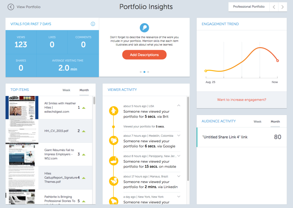 Portfolio Insights Pathbrite User Guide 1
