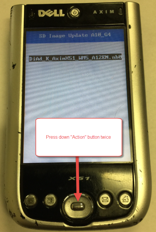 dell axim x51v firmware