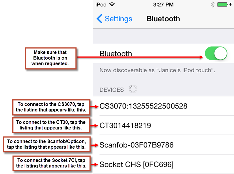 Bluetooth Setting - ASellerTool Solutions User Guide - 1