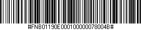 Barcode to disable the beep on a Socket Series 7 scanner.
