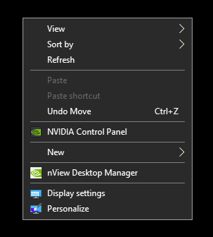 nvidia control panel debug mode