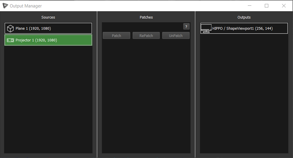 Output Manager - SHAPE - 4.8.0