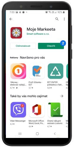 Instalace aplikace z Google Play - krok 4