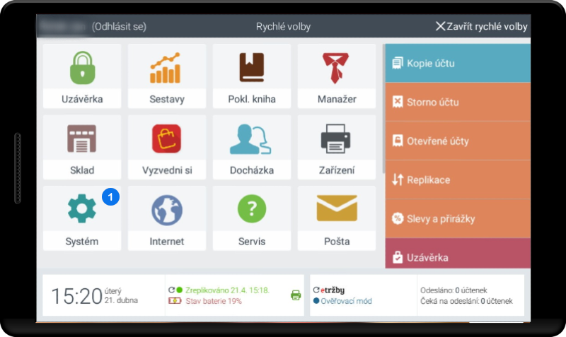 Rychlé volby - Systém