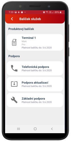 Balíček služeb - Podrobnosti