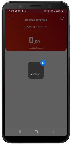 Přihlášení do aplikace - krok 3