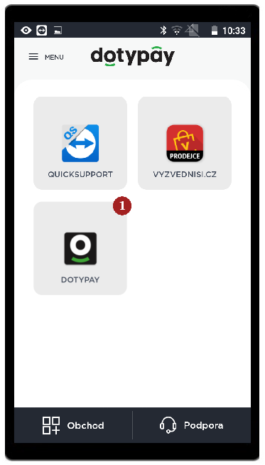 Aplikace DOTYPAY