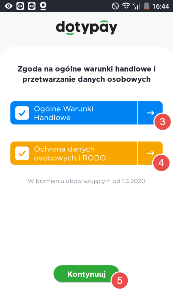 Aktywacja – kroki 3–5