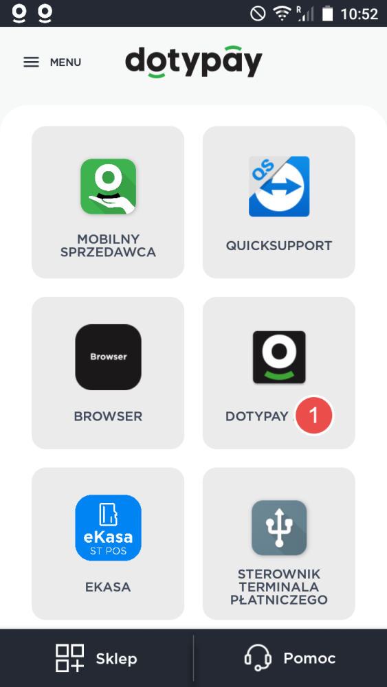 Aplikacja Dotypay