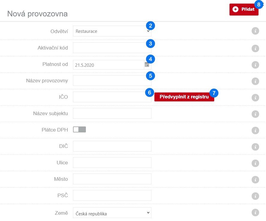 Okno Nová provozovna