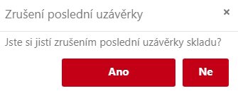 Zrušení poslední uzávěrky