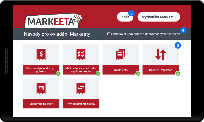 Jak se dostat z DEMO režimu - krok 3