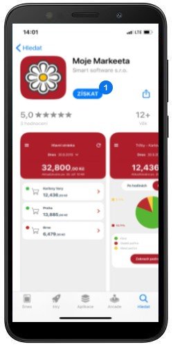 Instalace aplikace z App Store