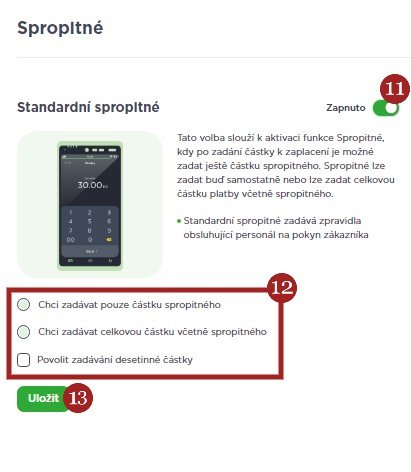 Standardní spropitné