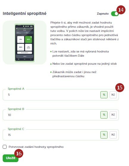 Inteligentní spropitné